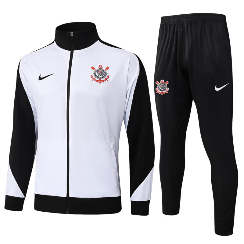 Conjunto Agasalho de Viagem Corinthians 25/26 Nike - Branco