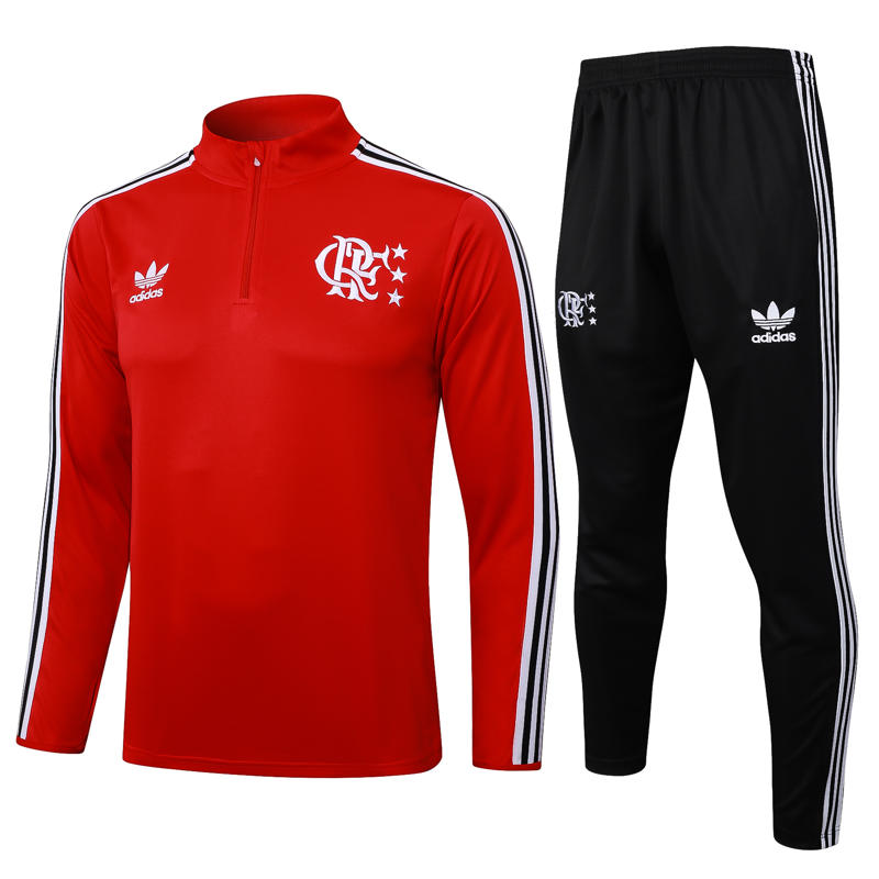 Conjunto Agasalho de Treino Flamengo 25/26 - Vermelho