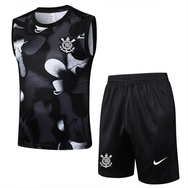 Conjunto Regata de Treino Corinthians 25/26 Nike - Preto