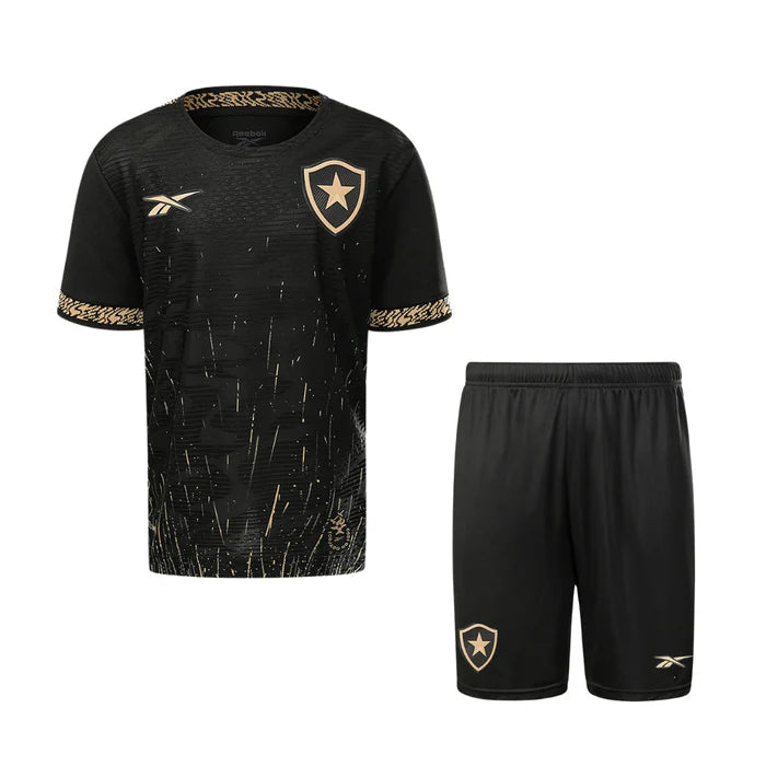 Conjunto Infantil Botafogo Away 24/25 Reebok Torcedor