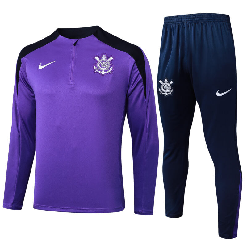 Conjunto Agasalho de Treino Corinthians 25/26 Nike - Roxo