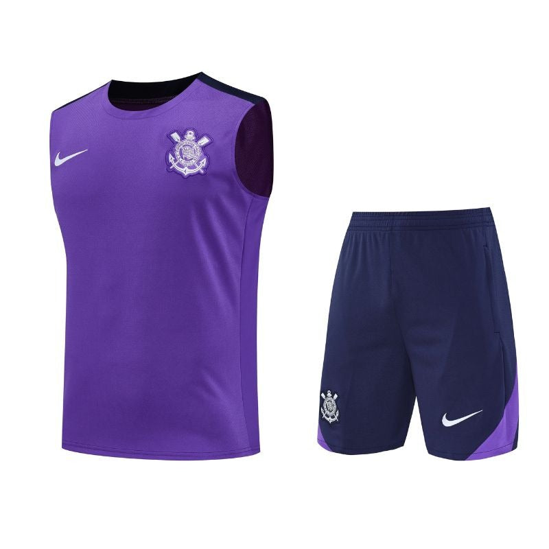 Conjunto Regata de Treino Corinthians 25/26 Nike - Roxo