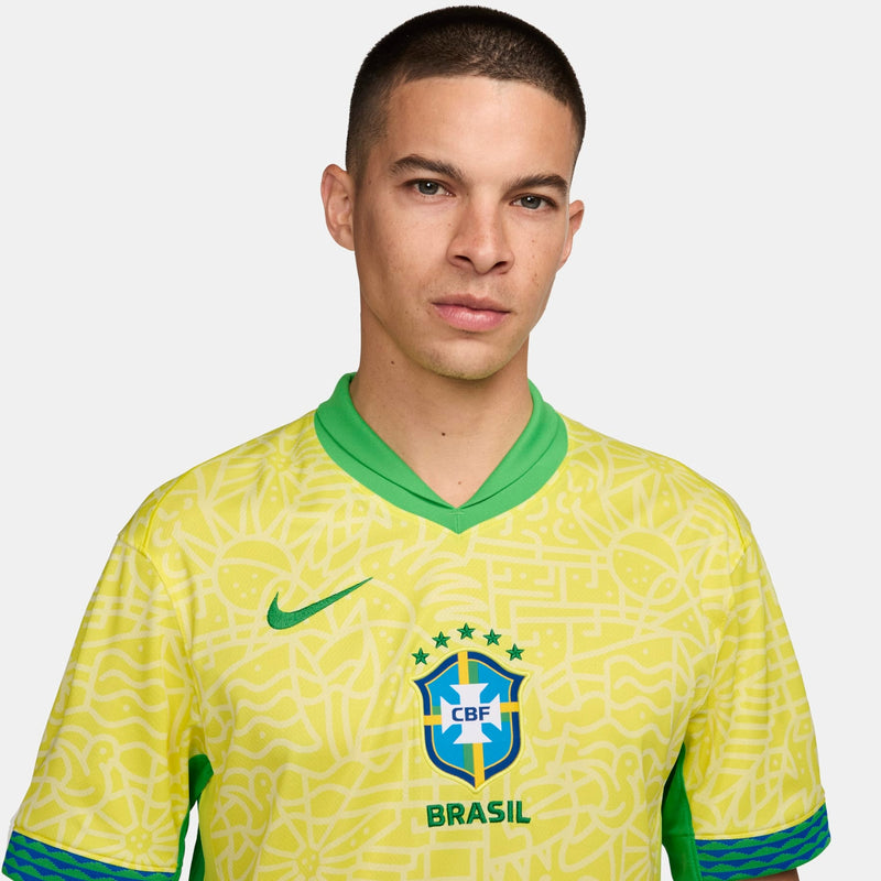 Camisa Brasil Nike Home Masculina Torcedor 24/25