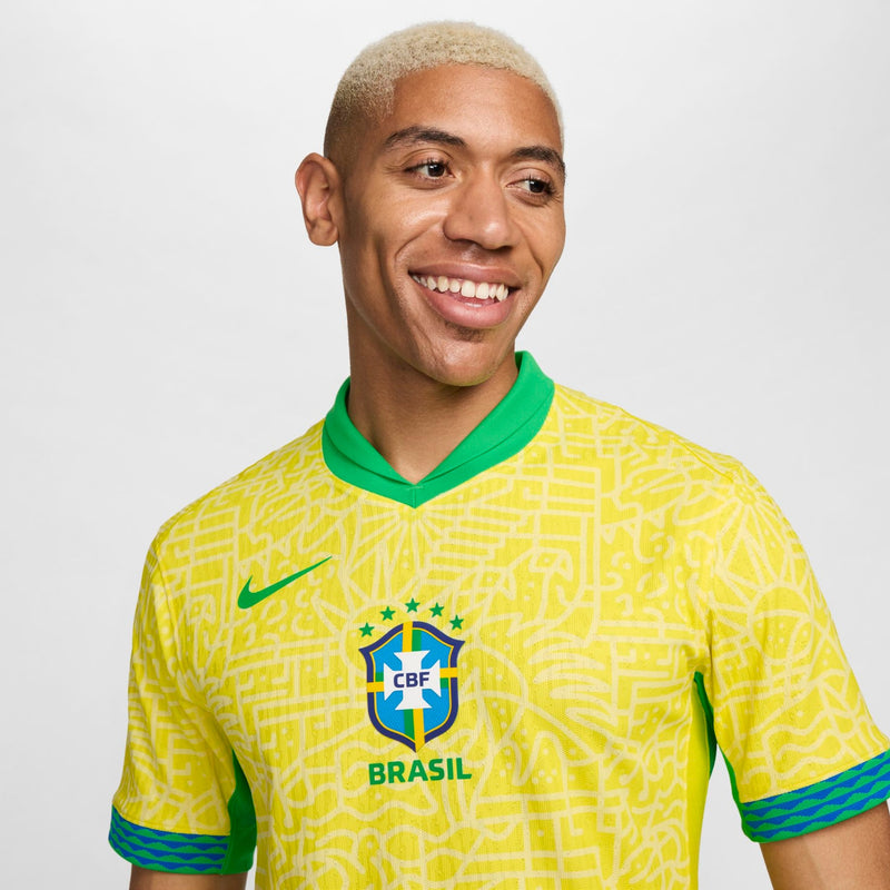 Camisa Brasil Nike Home Masculina Jogador 24/25