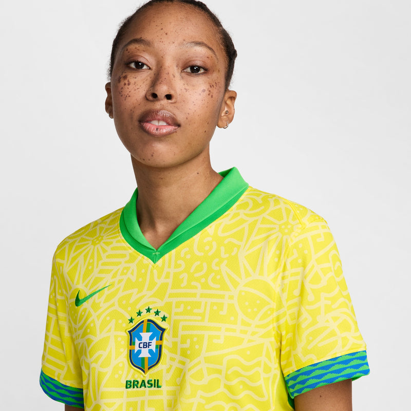 Camisa Brasil Nike Home Feminina Torcedor 24/25