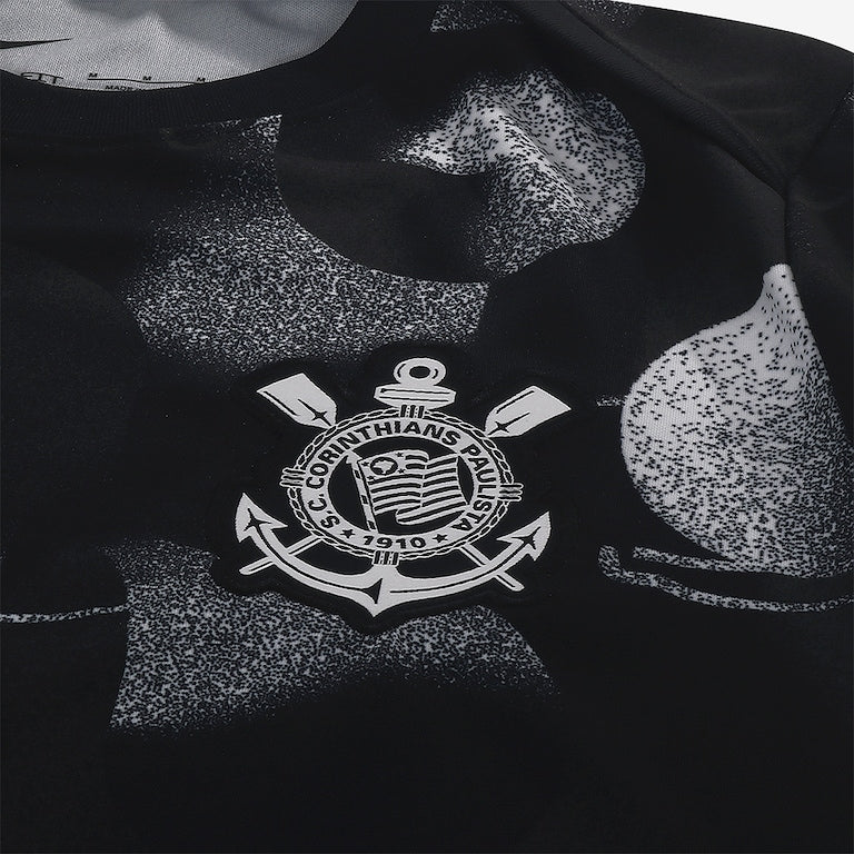 Camisa Feminina Pré-Jogo Corinthians 25/26 Nike - Preta