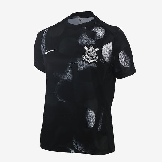 Camisa Feminina Pré-Jogo Corinthians 25/26 Nike - Preta