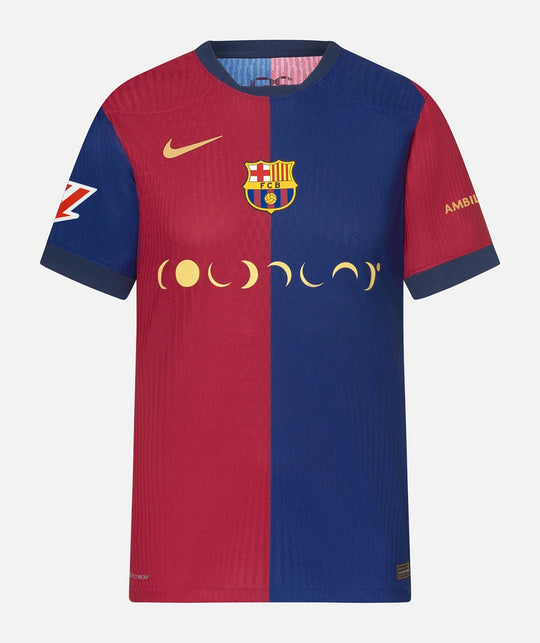 Camisa Barcelona 24/25 Home Nike Edição Especial Coldplay - Azul e Vermelho