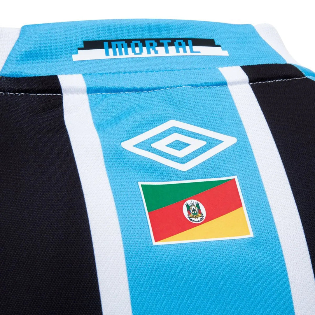 Camisa Grêmio Manga Longa 25/26 Home Umbro Torcedor - Azul