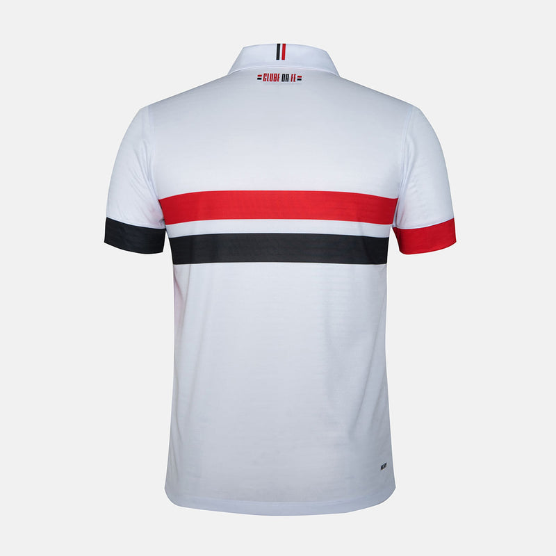 Camisa São Paulo Home 24/25 Torcedor New Balance Masculina - Branco e Vermelho