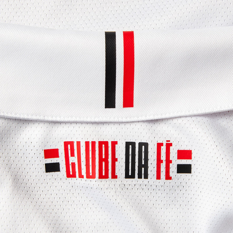 Camisa São Paulo Home 24/25 Torcedor New Balance Masculina - Branco e Vermelho