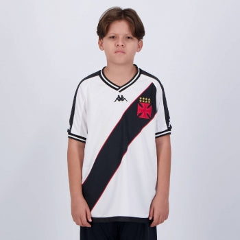 Conjunto Infantil Vasco Away Kappa Torcedor 24/25