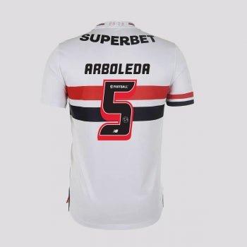 Camisa São Paulo 25/26 Home New Balance Torcedor - Arboleda Nº5