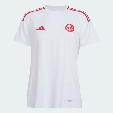 Camisa Feminina Internacional 25/26 Away Adidas Torcedor - Branca