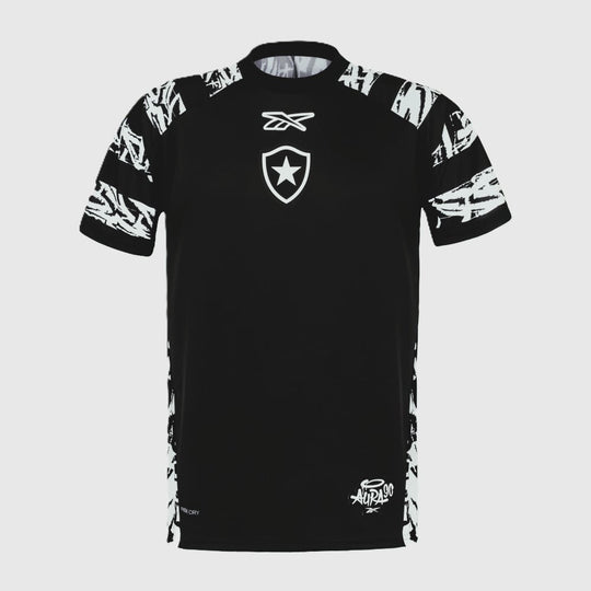 Camisa Pré-Jogo Botafogo 25/26 Reebok Torcedor - Preta