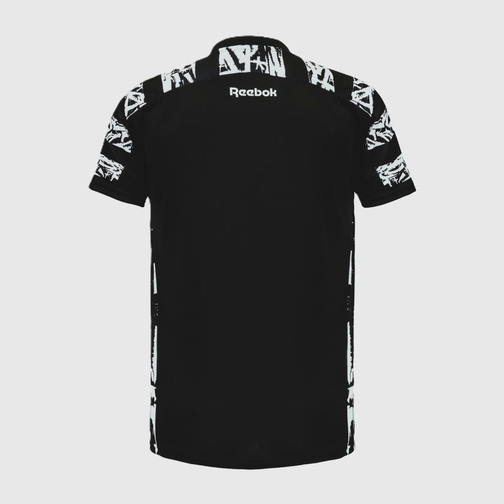 Camisa Pré-Jogo Botafogo 25/26 Reebok Torcedor - Preta