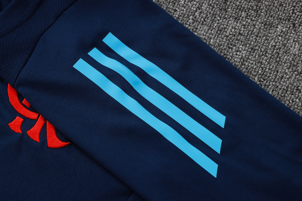 Conjunto de Treino Flamengo 25/26 Adidas - Azul Escuro