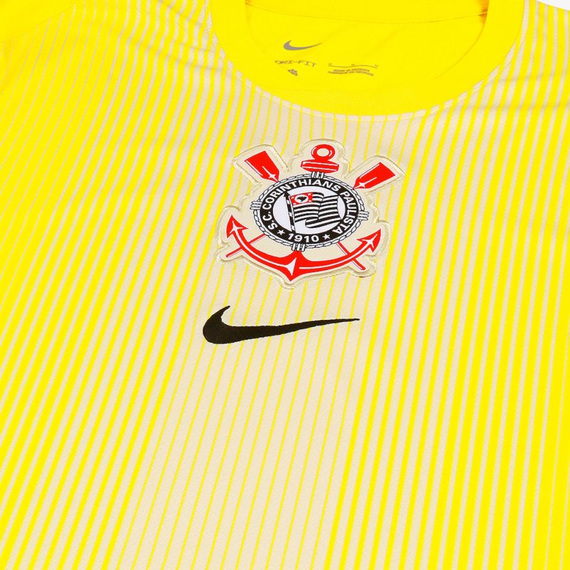 Camisa de Goleiro Corinthians 25/26 Nike Torcedor - Amarela
