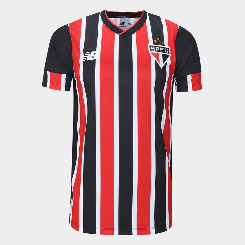 Camisa São Paulo Away 24/25 Torcedor New Balance Masculina - Vermelho e Branco