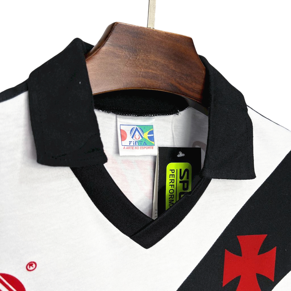 Camisa Retrô Vasco da Gama Away 1988/89 Finta Masculino - Branco