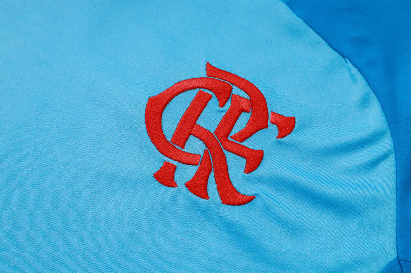Conjunto de Treino Flamengo 25/26 Adidas - Azul Claro