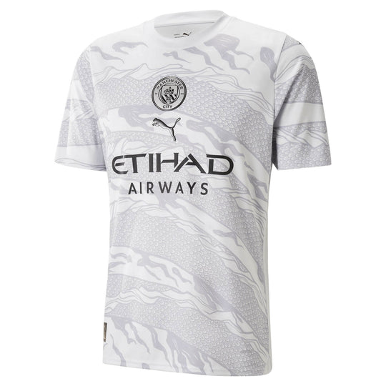 Camisa Manchester City “Ano do Dragão de Madeira” Edição Especial Torcedor 2024 - Cinza