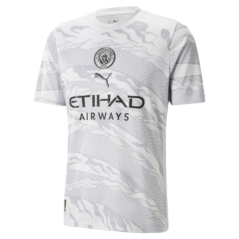 Camisa Manchester City “Ano do Dragão de Madeira” Torcedor 2024 - Cinza