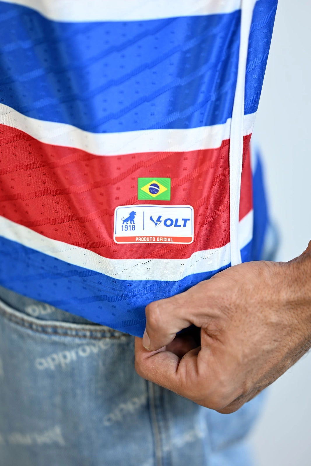 Camisa Fortaleza 25/26 Home Volt Torcedor - Azul e Vermelho