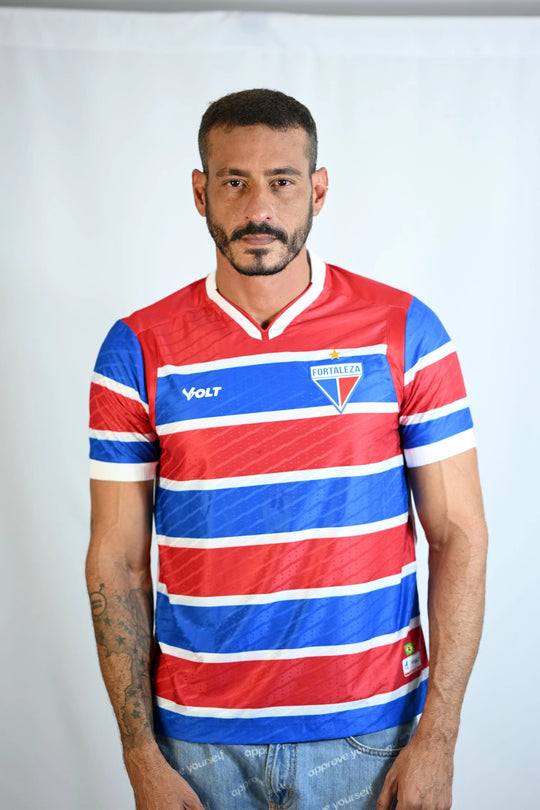 Camisa Fortaleza 25/26 Home Volt Torcedor - Azul e Vermelho