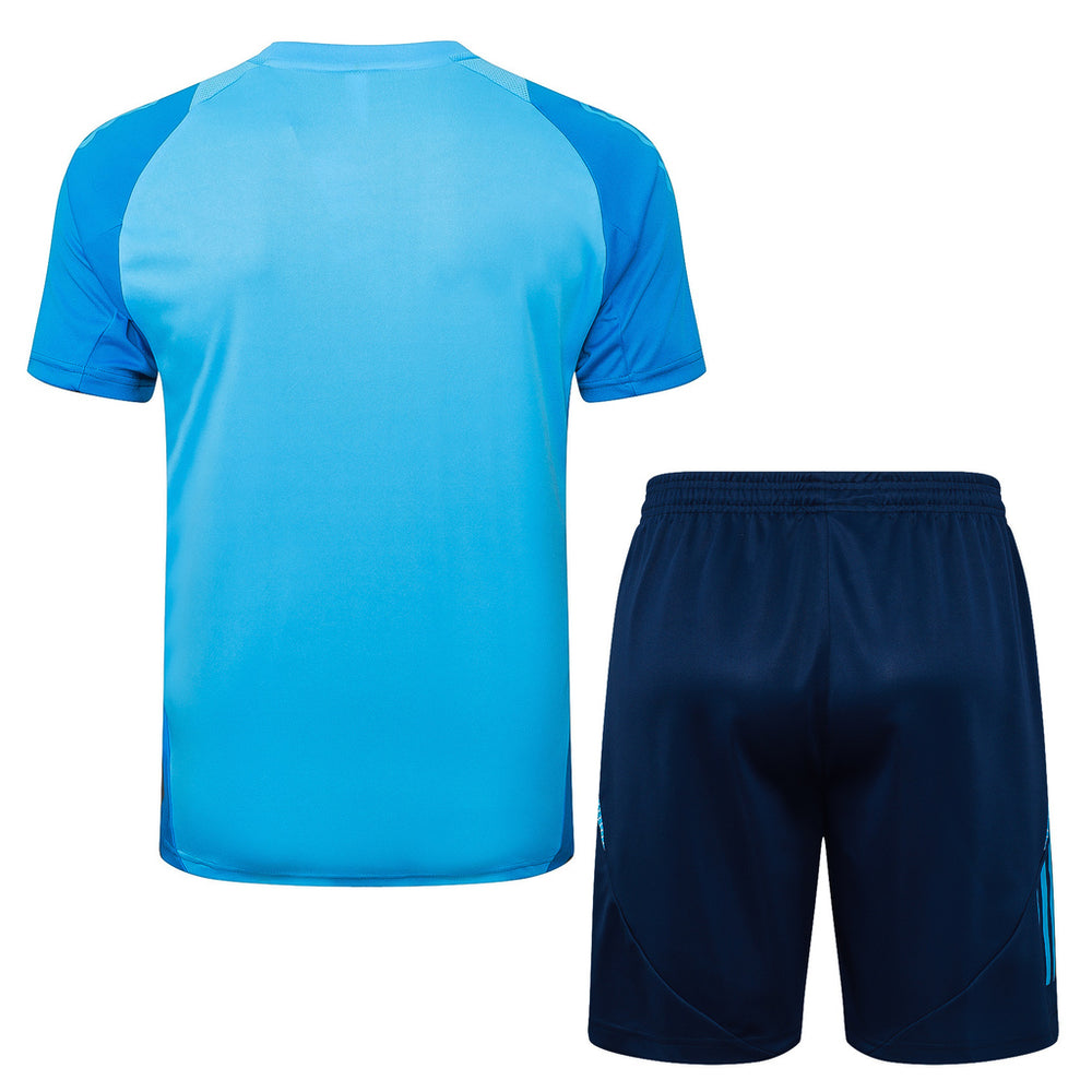 Conjunto de Treino Flamengo 25/26 Adidas - Azul Claro