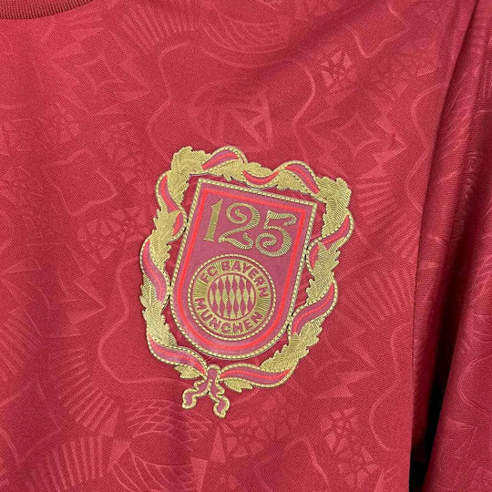 Camisa Bayern de Munique 25/26 Adidas 125 Anos Torcedor - Vermelha