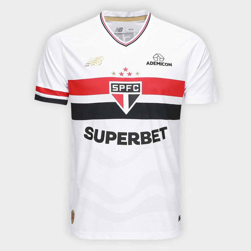 Camisa São Paulo 25/26 Home New Balance Torcedor - Lucas Nº7