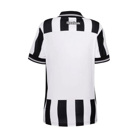 Camisa Feminina Botafogo 25/26 Rebook Home Torcedor - Preta e Branca