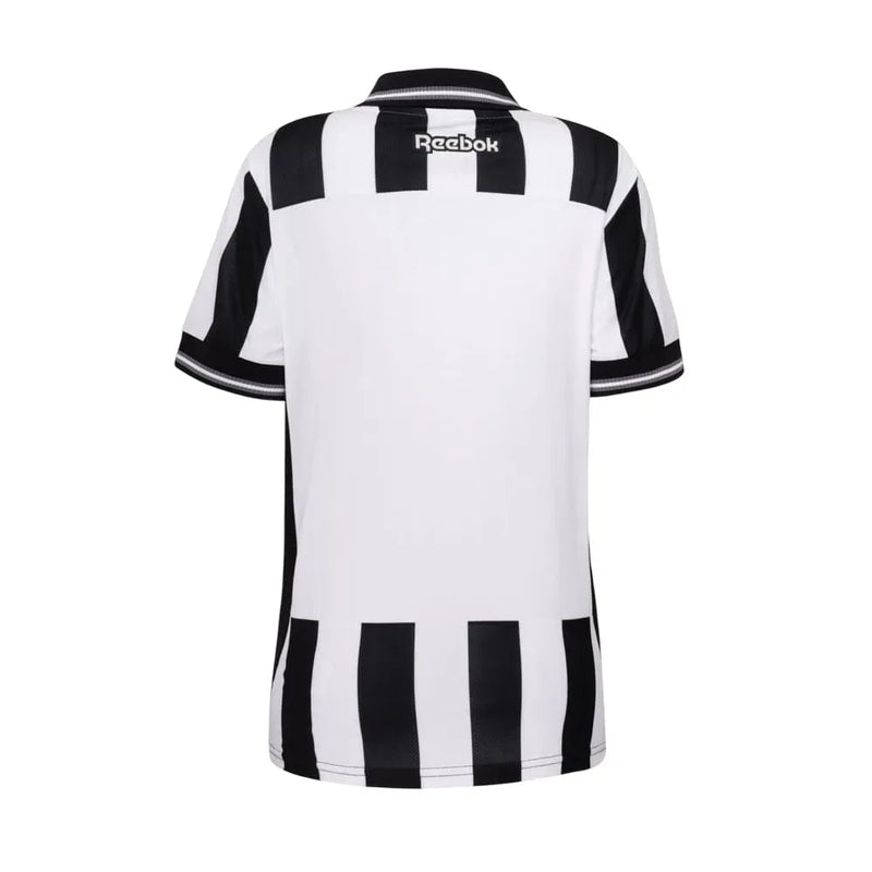 Camisa Feminina Botafogo 25/26 Rebook Home Torcedor - Preta e Branca