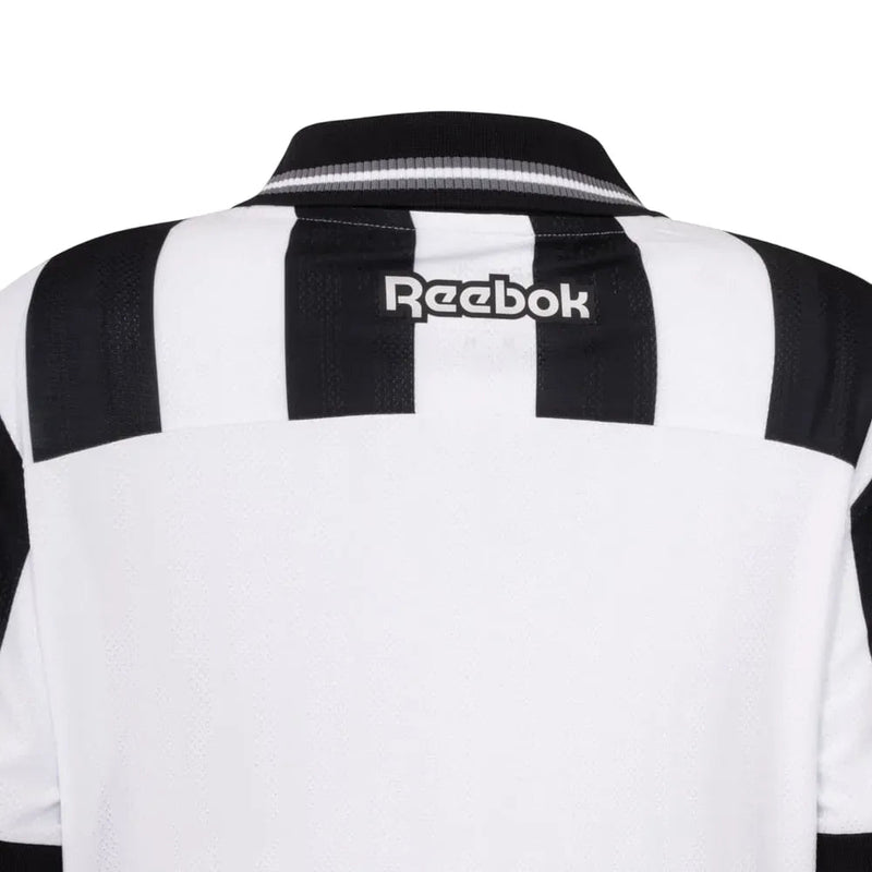 Camisa Feminina Botafogo 25/26 Rebook Home Torcedor - Preta e Branca