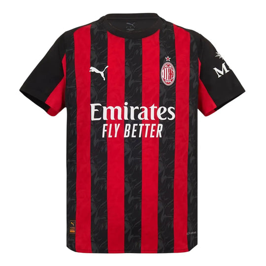 Camisa Milan 25/26 Home Puma Torcedor - Vermelho e Preto
