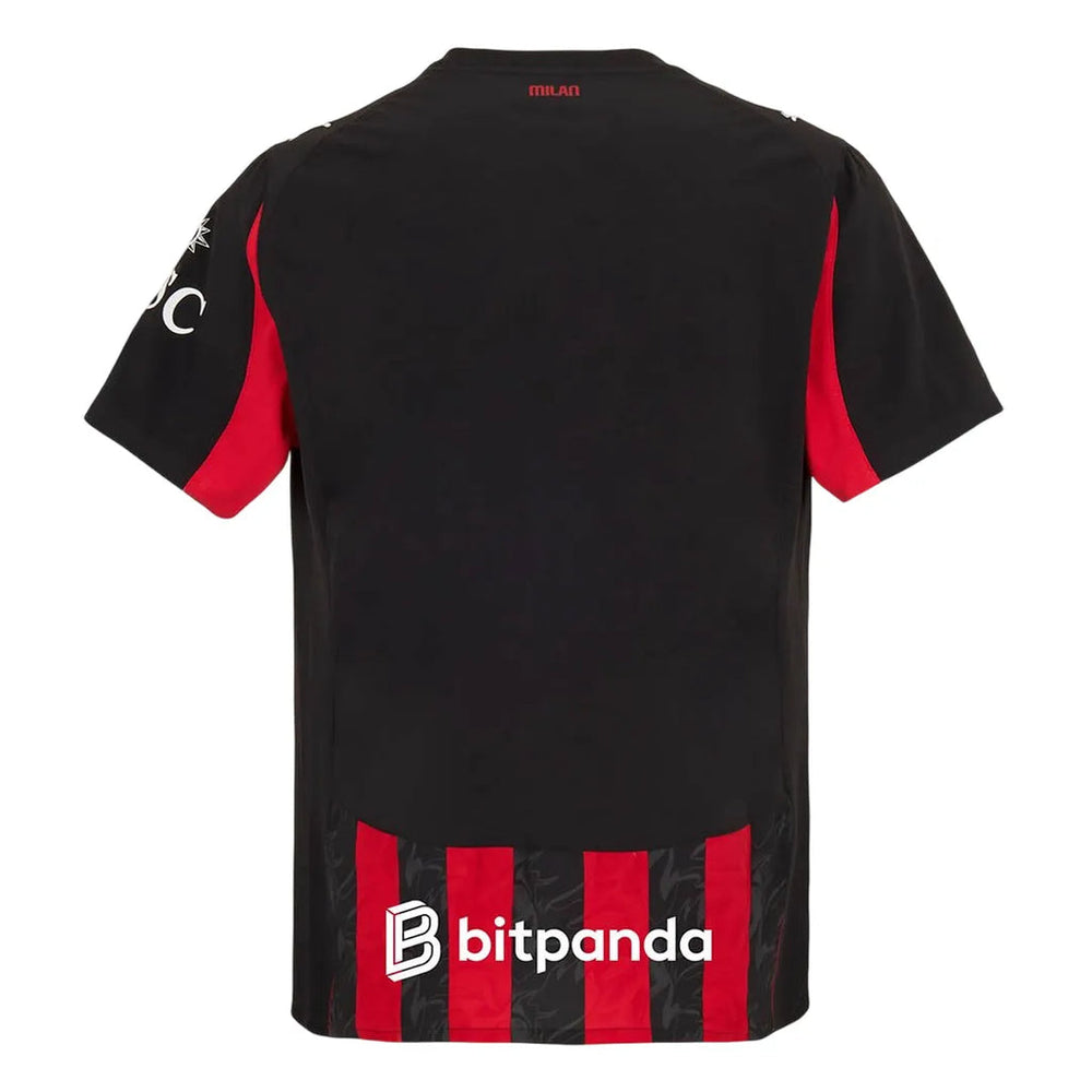 Camisa Milan 25/26 Home Puma Torcedor - Vermelho e Preto
