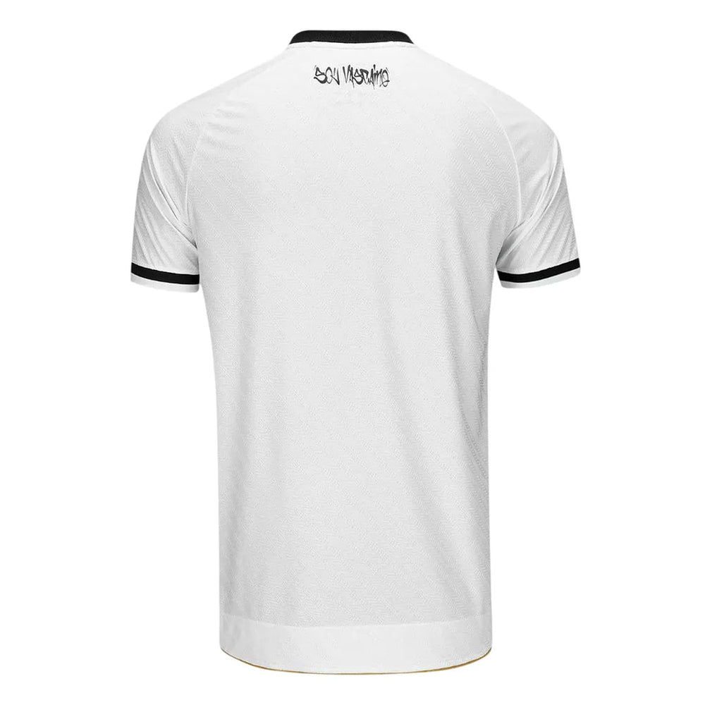 Camisa Vasco 25/26 Away Kappa Torcedor - Branca e Preta