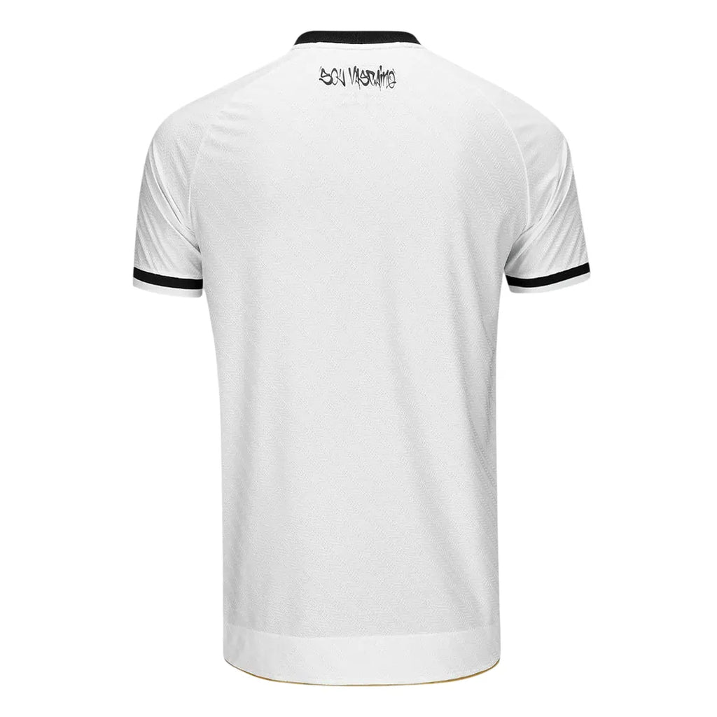 Camisa Vasco 25/26 Away Kappa Torcedor - Branca e Preta
