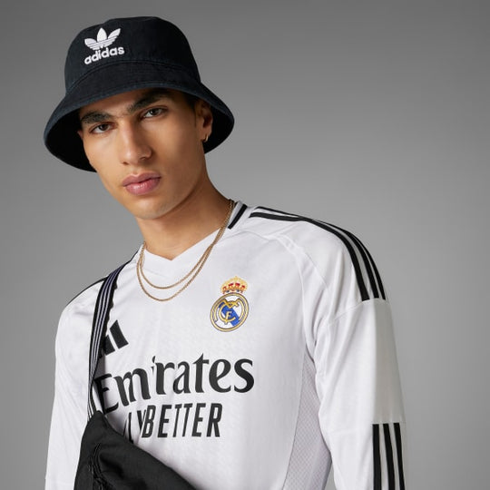 Camisa Real Madrid Home Manga Longa 24/25 Adidas Torcedor Masculina