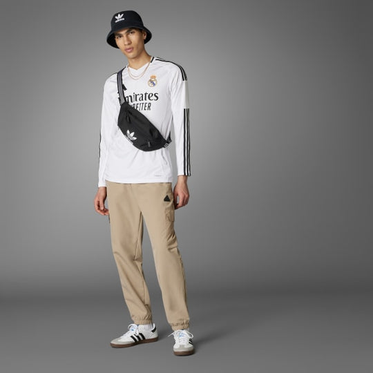Camisa Real Madrid Home Manga Longa 24/25 Adidas Torcedor Masculina