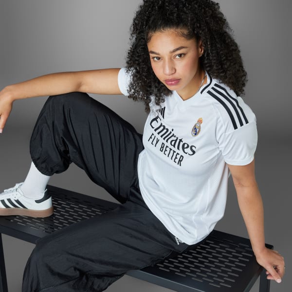 Camisa Real Madrid Home 24/25 Adidas Torcedor Feminina