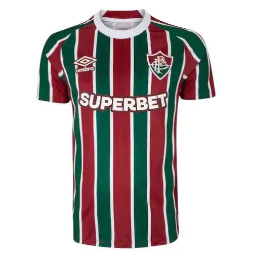 Camisa Fluminense 25/26 Umbro Home Torcedor - Vinho e Verde