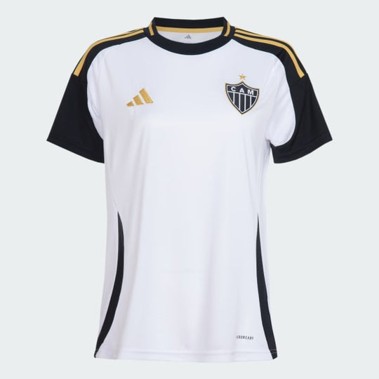 Camisa Feminina Atlético Mineiro 25/26 Away Adidas Torcedor - Branca