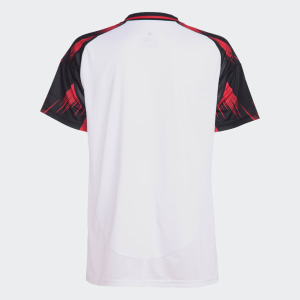 Camisa Feminina Flamengo 25/26 Away Adidas Torcedor - Branca e Vermelha