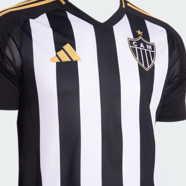 Camisa Atlético Mineiro 25/26 Home Adidas Torcedor - Preto e Branco
