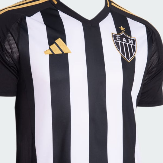 Camisa Atlético Mineiro 25/26 Home Adidas Torcedor - Preto e Branco