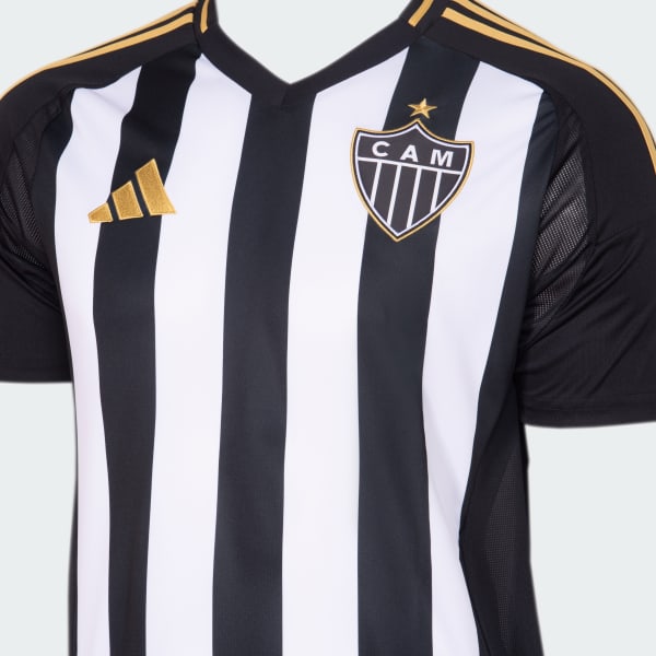 Camisa Atlético Mineiro 25/26 Home Adidas Torcedor - Preto e Branco