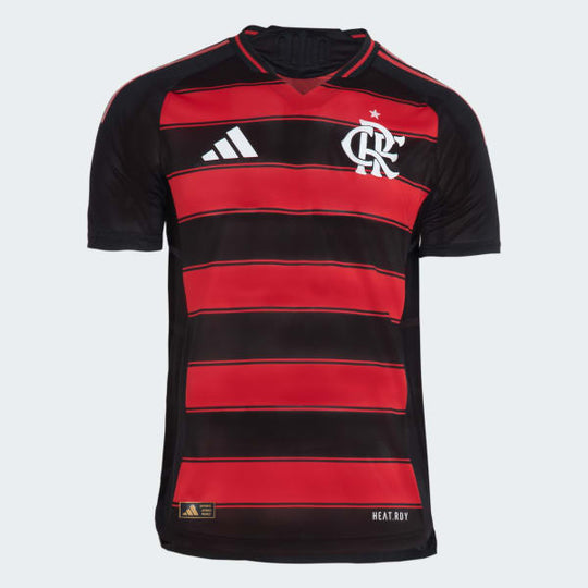 Camisa Flamengo 25/26 Home Adidas Jogador - Vermelha e Preta