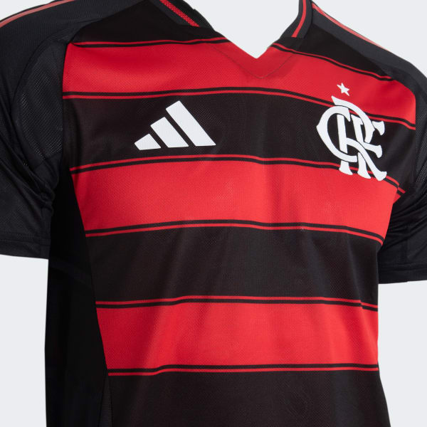 Camisa Flamengo 25/26 Home Adidas Jogador - Vermelha e Preta